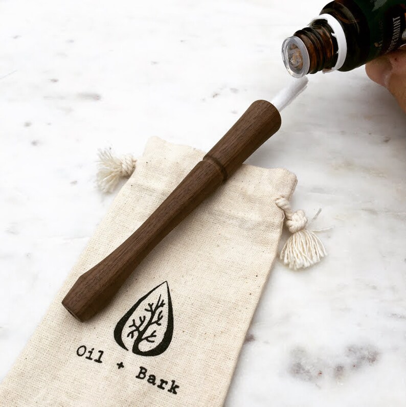 Essential Oil Accessory Beech Wood Aromatherapy Inhaler Etsy