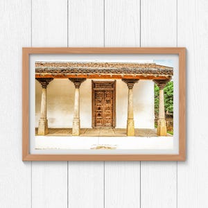 Wooden door and column architecture I India Print Collection I Travel photography I Boho Wall Art I Travel poster I Home Decor