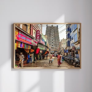 Meenakshi Amman Temple in Madurai I India Travel Print Collection I Travel photography I Boho Wall Art I Travel poster I Home Decor