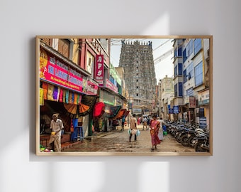 Meenakshi Amman Temple in Madurai I India Travel Print Collection I Travel photography I Boho Wall Art I Travel poster I Home Decor