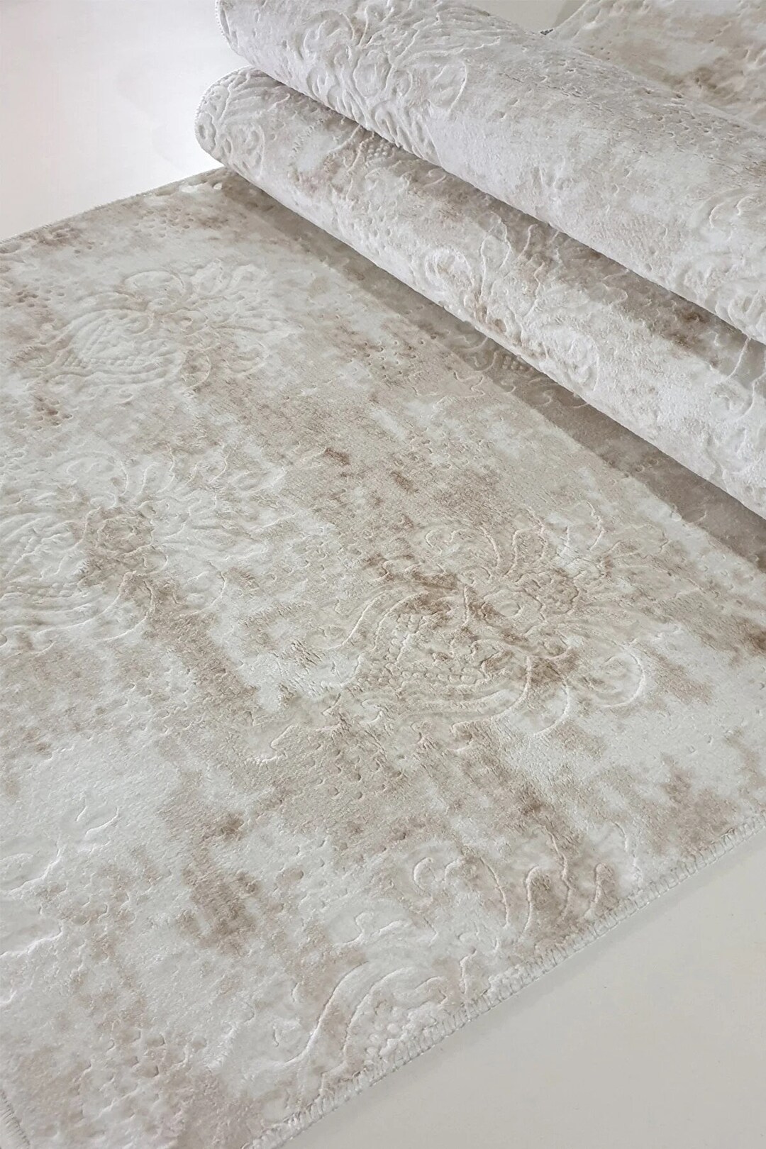 Runner Rug in Farmhouse Cream: Tailored Size,machine-washable, Perfect ...