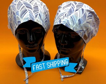 Casquette de récurage, Casquette de chirurgie unisexe avec boutons, Casquette d'infirmière, Casquette de chirurgie pour femme, Casquette de récurage bleue, Casquette de récurage pour femme, Casquette de récurage, HAT180