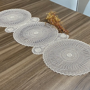 Cappuccino French Lace Table Runner, Vintage Style French Lace Runner For Wedding Table, Table Decoration,Organizations, Lace Runner