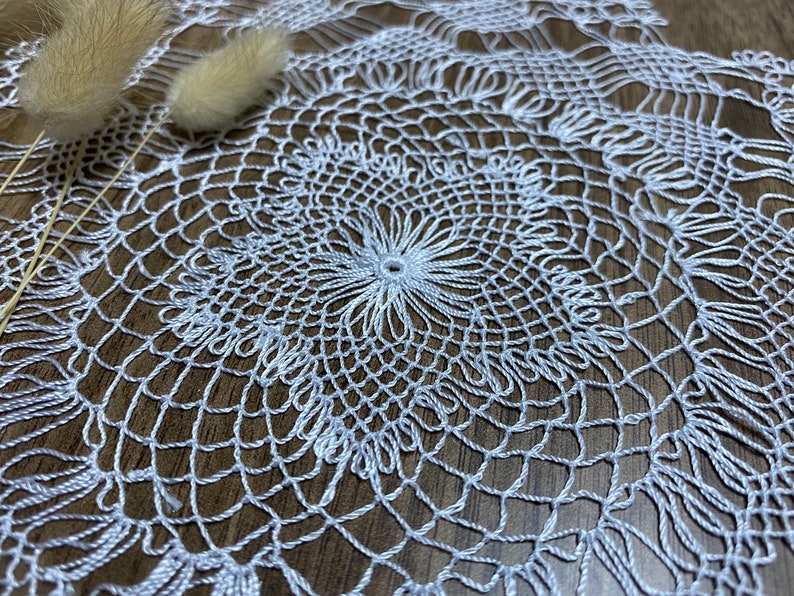 White Lace Placemats Vintage Doily Lace Table Topper Etsy