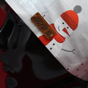 Anime Scrub Hat, Scrub Cap, Surgery Unisex Scrub Hat, Snowman Scrub Hat, Surgeon Hat, Tie Back Scrub Cap, Scrub Tech,    HAT107
