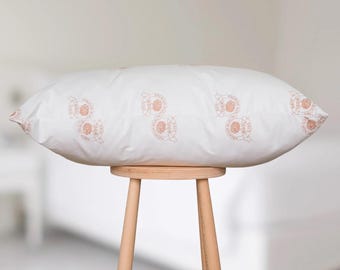 Poduszka do spania z bawełny organicznej Merino, miękka, o średnim wsparciu, standardowa