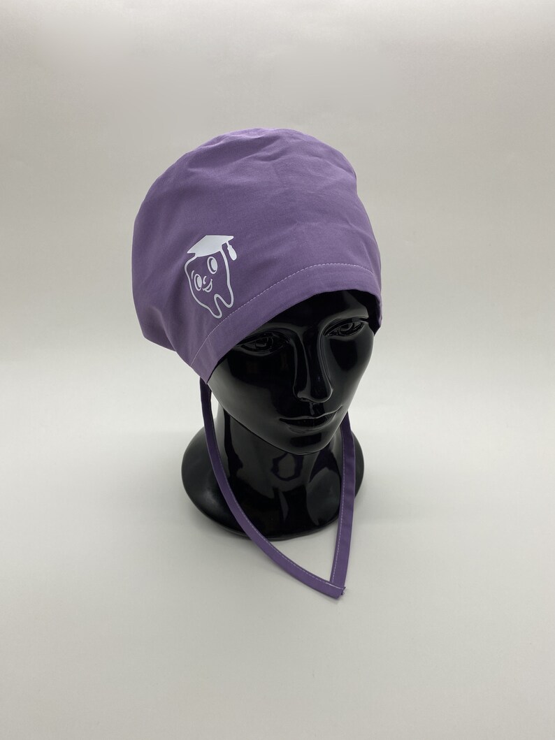 Scrub Cap Dental Surgical Scrub Cap Pack Tooth Print Scrub Etsy