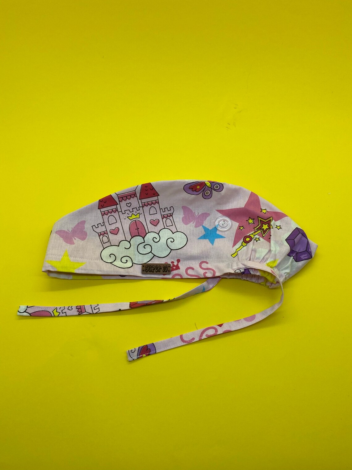 Scrub Cap Tie Back Scrub Cap Star Scrub Hat Doctors Hat Etsy