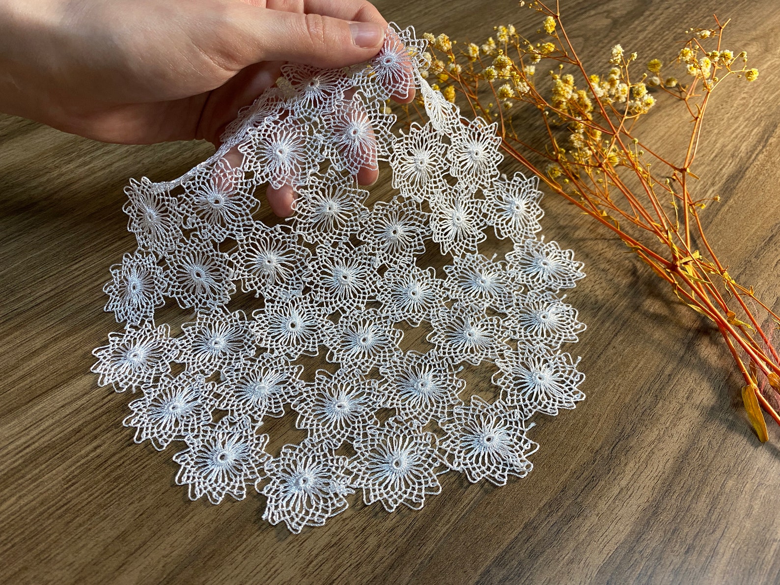 White Lace Placemats Vintage Doily Lace Table Topper Etsy