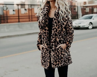 leopard print jacket ladies