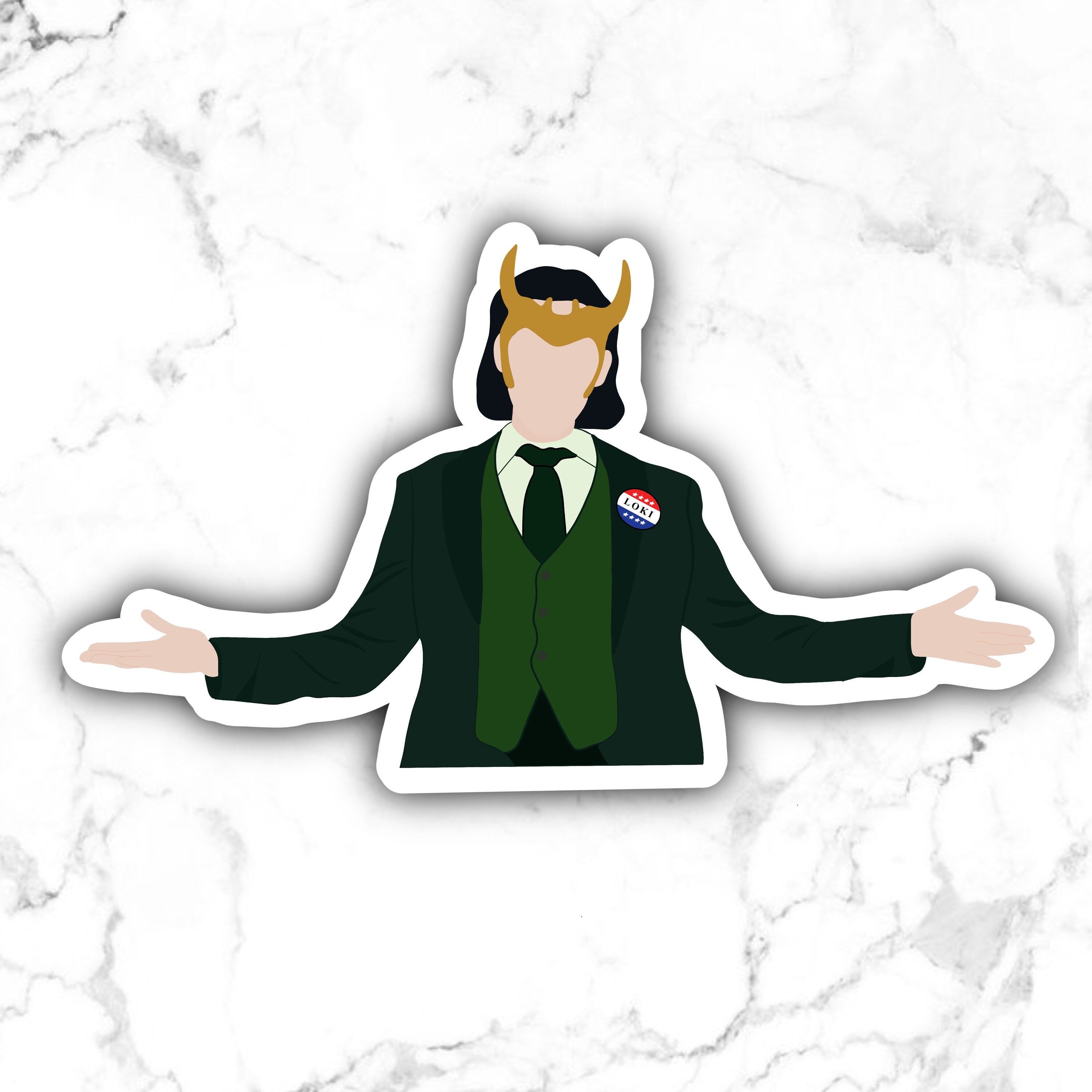 Waterproof Loki Sticker Loki For President Sticker Loki | Etsy