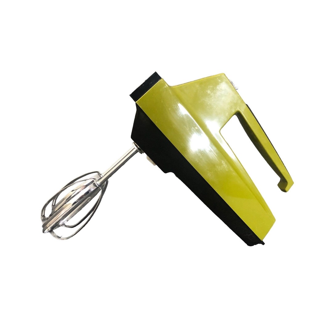 Sears Roebuck Avacado Green Hand Mixer 5 Speed Vintage Model Etsy