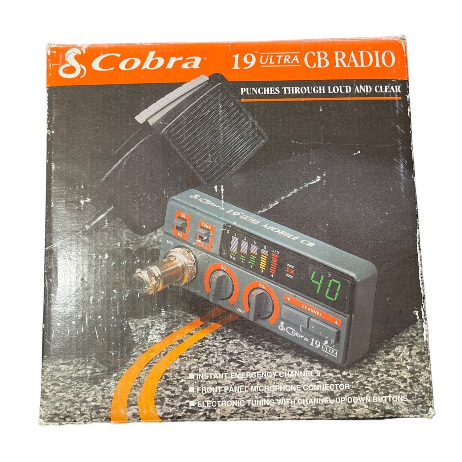 Cobra 19 Ultra V, Ultra-Compact Full Featured CB Radio, 40-Channel  Fixed-Mount (New)
