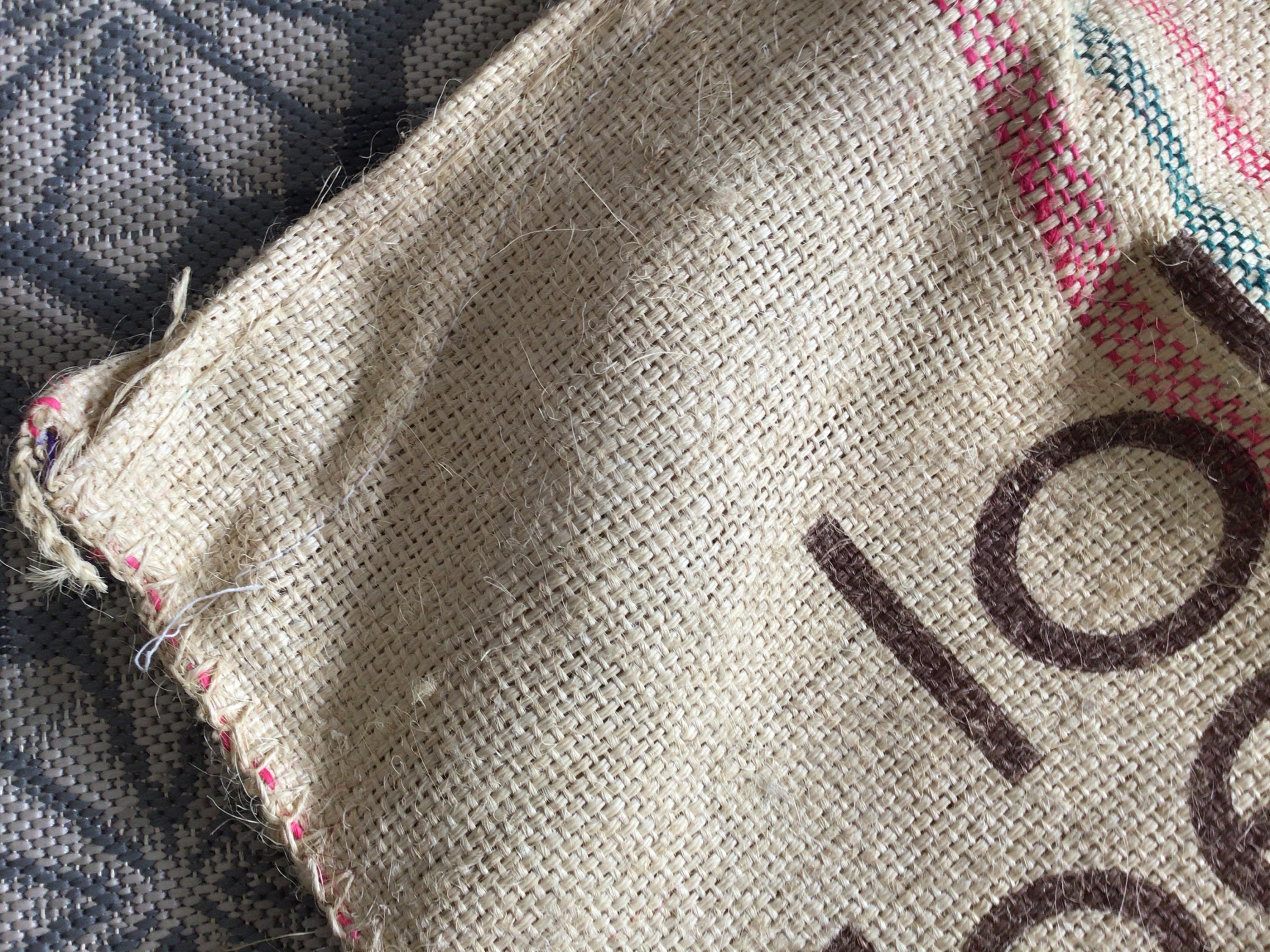 Large Hessian Coffee Sack Rug Making Crafts Cushions Bags Etsy