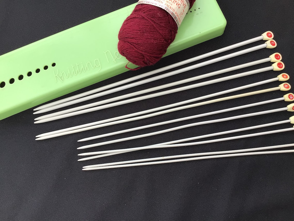 6 x Pairs of Vintage Milward Metal Knitting Needles Etsy