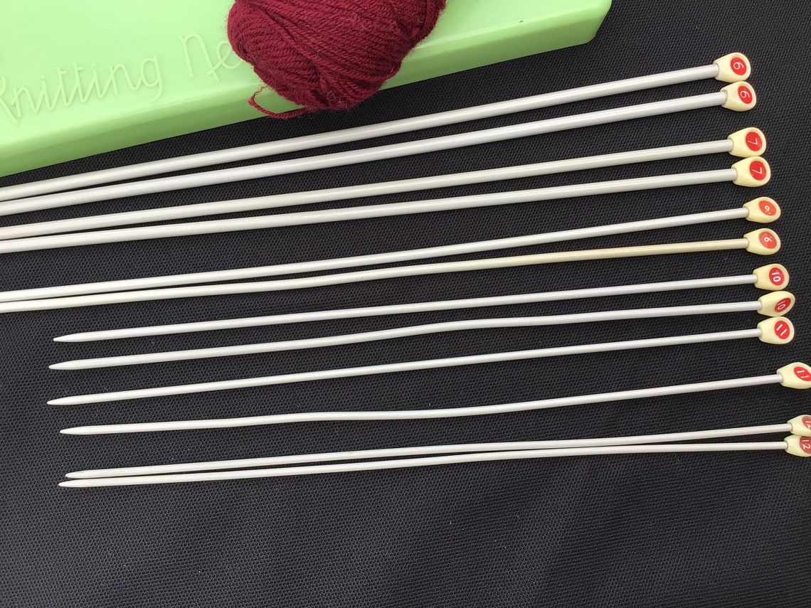 6 x Pairs of Vintage Milward Metal Knitting Needles Etsy