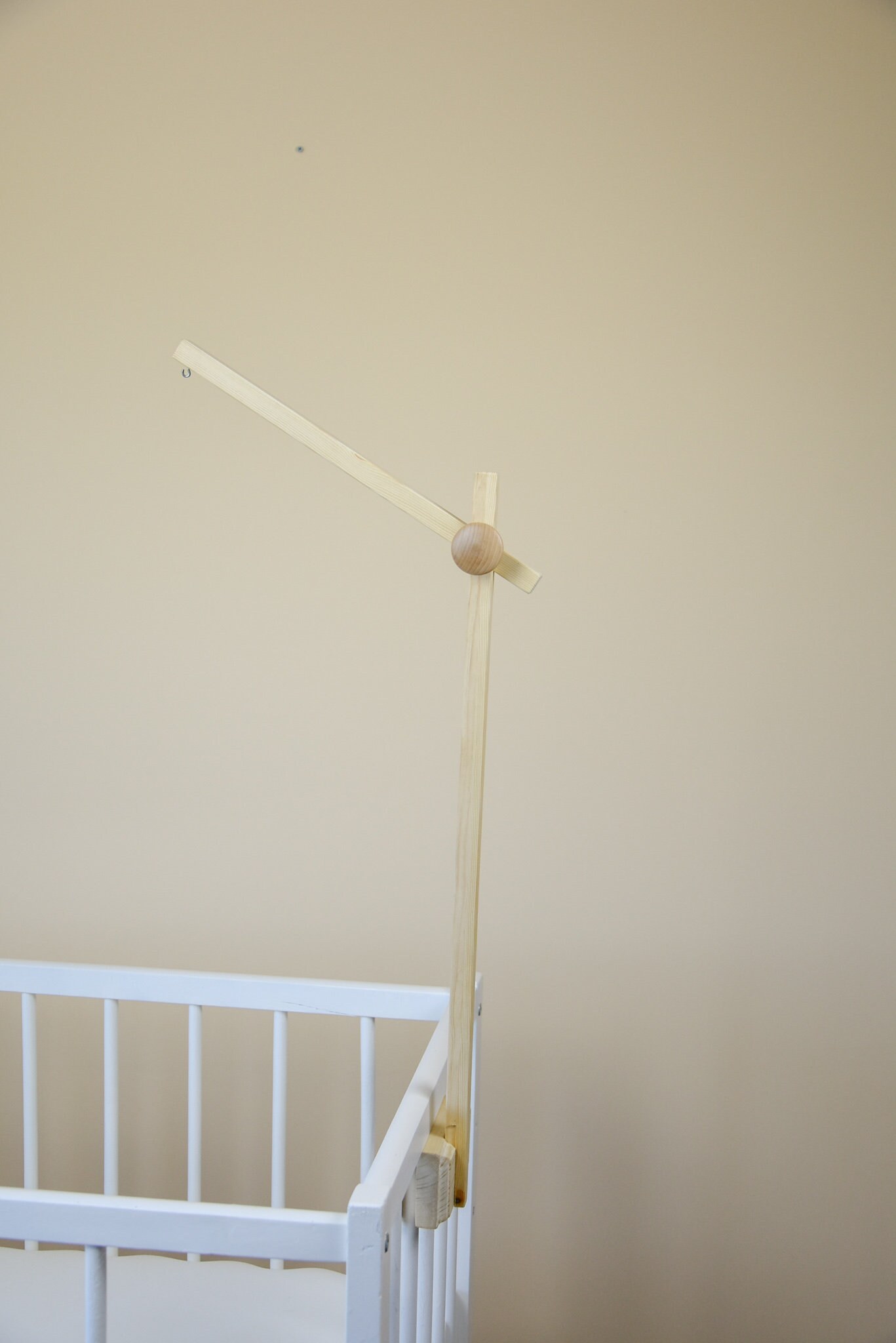 Baby Mobile Wood Arm Attachment Eco Crib Arm Mobile Arm Crib Etsy