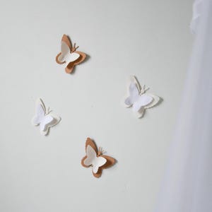 Butterflys wall decoration, nursery wall decorations, Baby room nursery wall decor, baby shower gift for baby announcement, Kids room decor