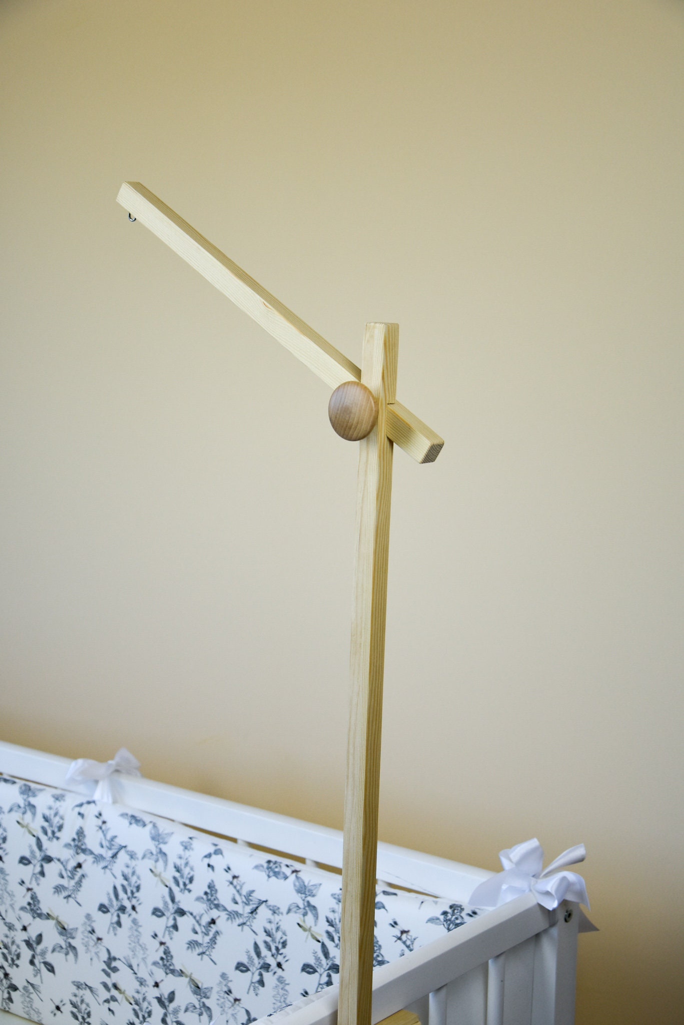 Baby Mobile Wood Arm Attachment Eco Crib Arm Mobile Arm Crib Etsy