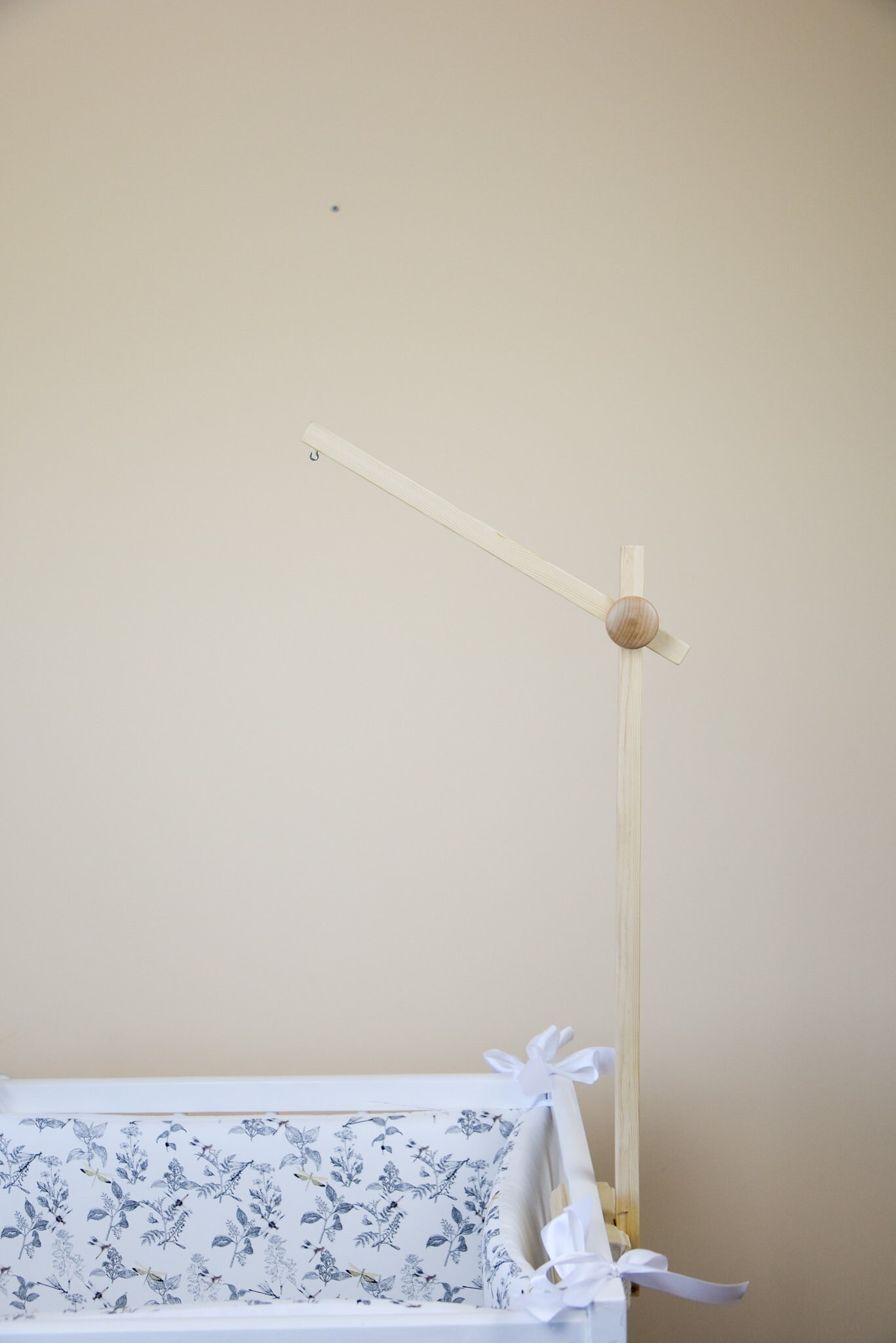Baby Mobile Wood Arm Attachment Eco Crib Arm Mobile Arm Crib Etsy