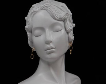 Fashion women gold earrings, Ear drops