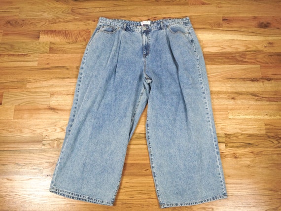 Loose Fit Jeans Pants Denim Vintage 1990s 90s 200… - image 1