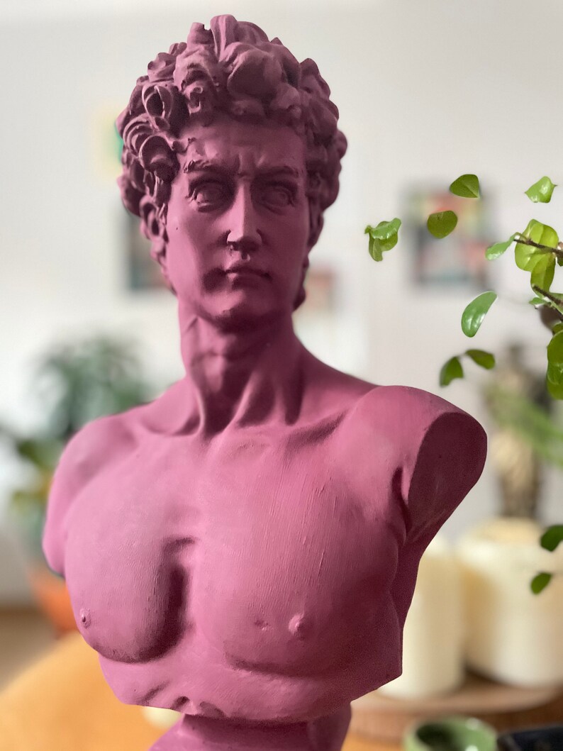 Large David Sculpture Statue David Bust Statue Bust Etsy