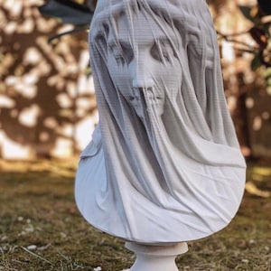 The Veiled Lady Statue 22 Inches ,Virgin Lady Statue Sculpture,Large Statue ,  22 Inches , White Statue