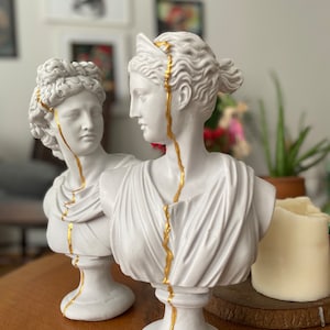 Vtg Bust Statue Female Venus Bust Sculpture Neoclassical Greek /Roman  Goddess