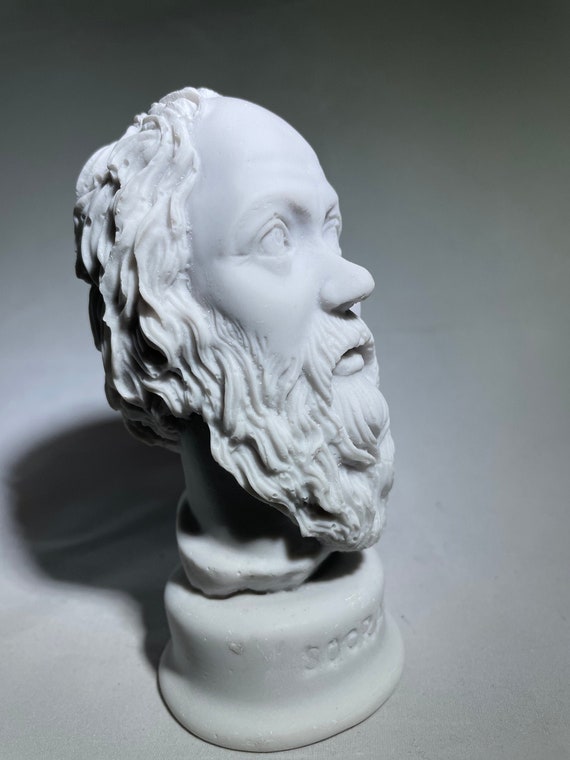 greco filosofo Socrate statua scultura 