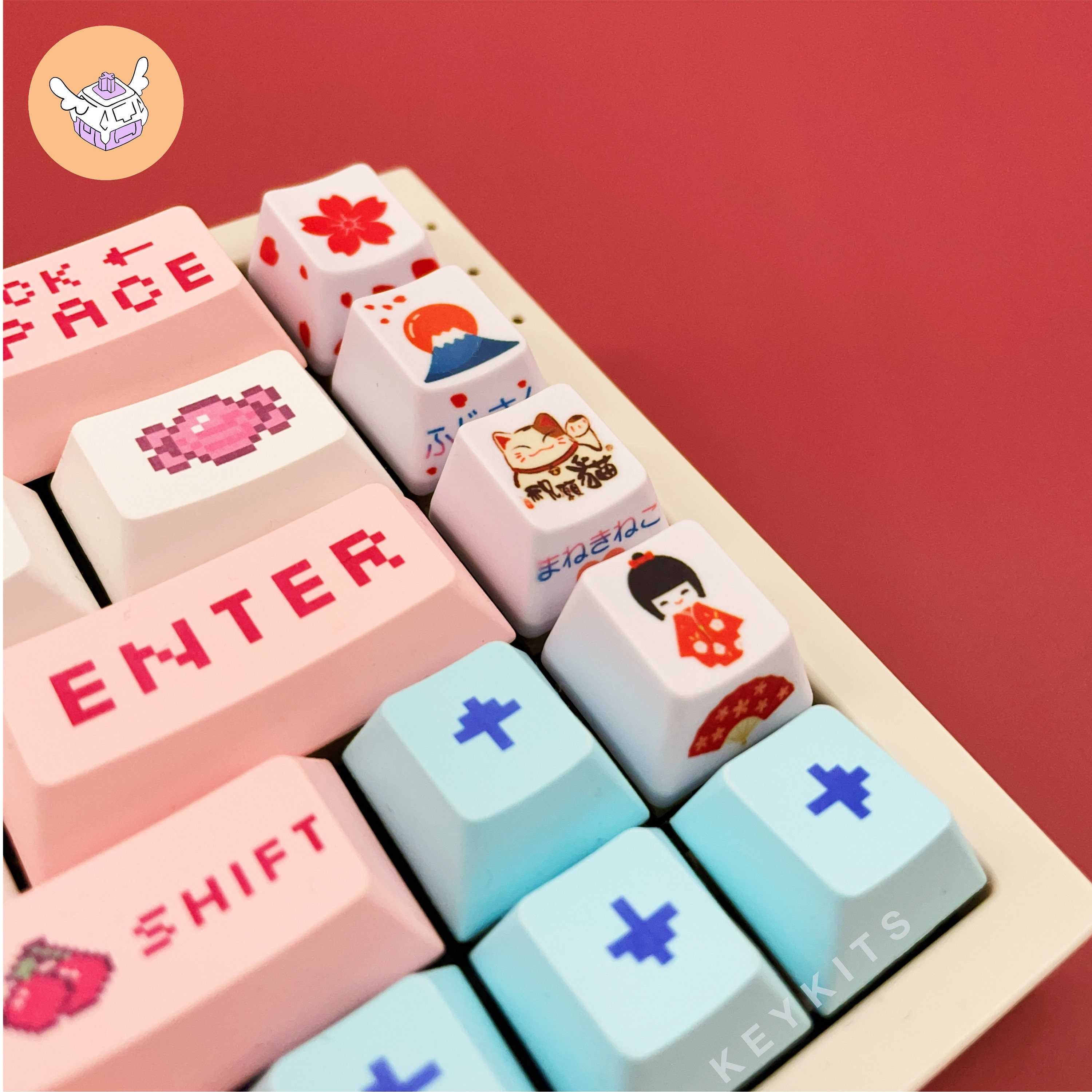 Japan Novelty Keycaps Set de 4 Etsy