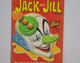 Vintage Jack and Jill Magazine June 1967 – Bozo the Clown Cover