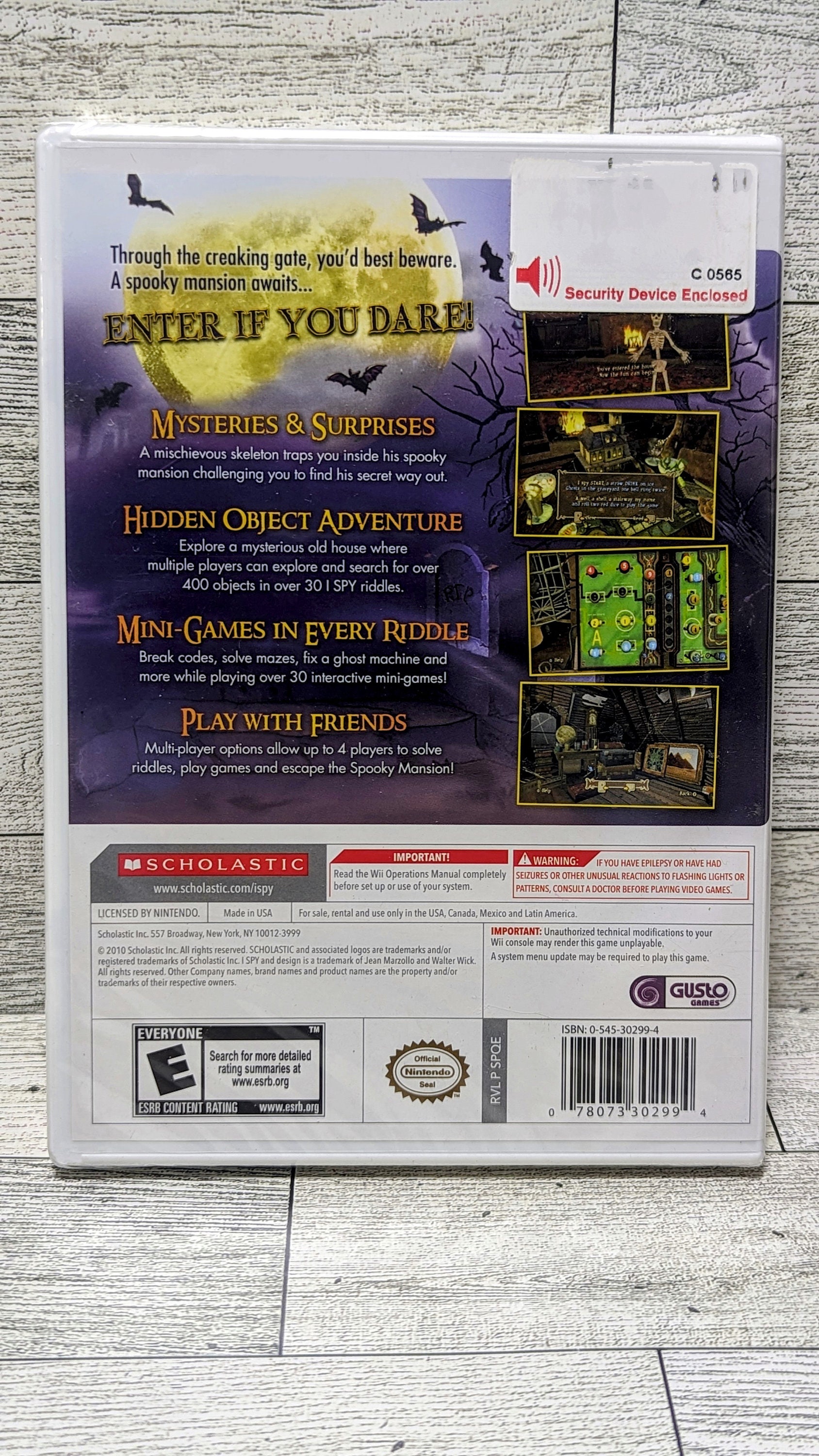 I spy spooky mansion wii new sealed nintendo scholastic halloween etsy