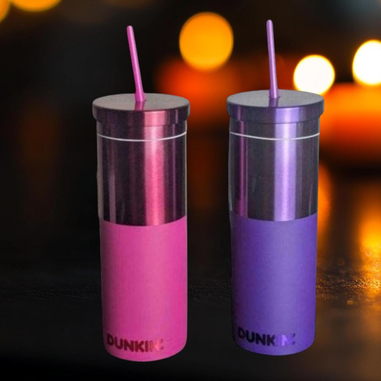 Dunkin Donuts Tumbler: 20oz Stainless Steel Insulated Travel Cup With ...