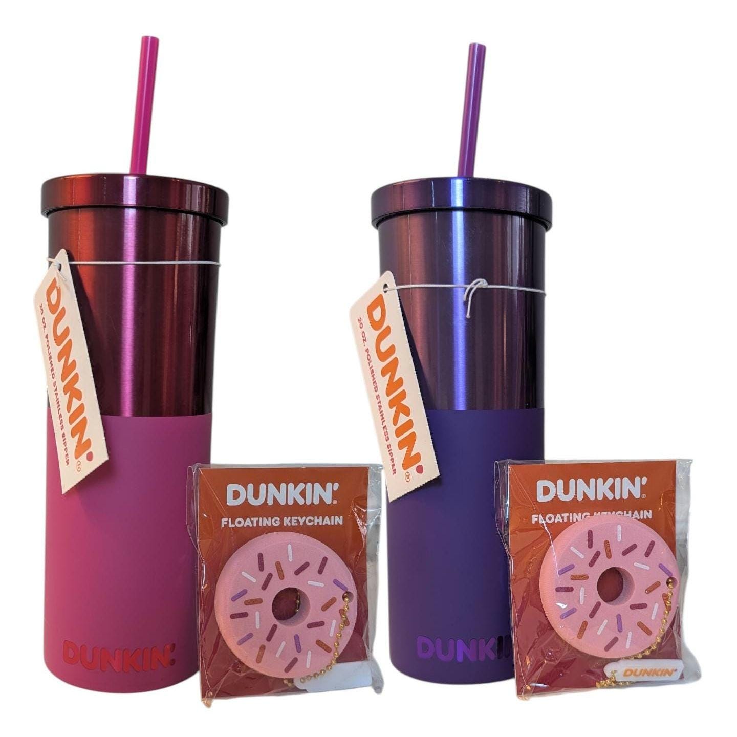 Dunkin Donuts Tumbler: 20oz Stainless Steel Insulated Travel Cup With ...