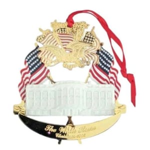 White House Historical Association, Holiday Collector&#39;s Ornament, Presidential Ornament, Americana