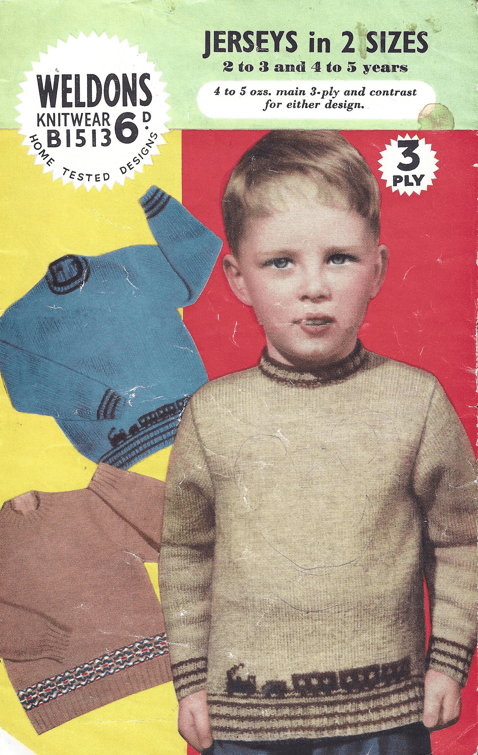 2 Children's Jerseys Knitting Patterns Etsy Ireland