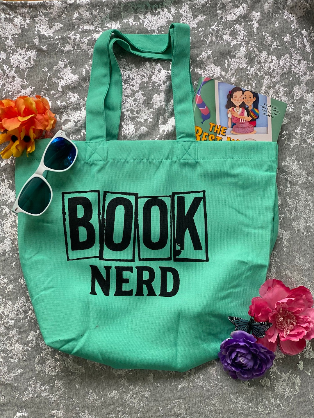 Book Nerd Tote Bag Etsy