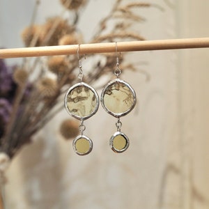 Earrings: Stained Glass -Nidan- Gift ideas