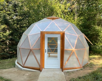 20ft / 6m Geodesic Dome DIY Build Plans NO HUBS (Imperial and Metric)