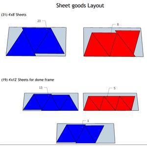 20ft / 6m Geodesic Dome DIY Build Plans NO HUBS Imperial and Metric image 9