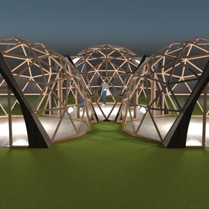 DOMESTEAD PACK - Combination Geodesic Dome DIY Build Plans No Hubs (Imperial and Metric)