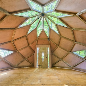 20&#39; / 6m Zome Plans! Geodesic Dome DIY Build Plans NO HUBS (Imperial and Metric)