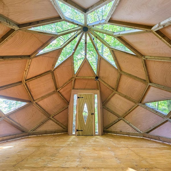 20 pi / 6 m Plans Zome ! Plans de construction DIY du dôme géodésique SANS MOYEU (impérial et métrique)