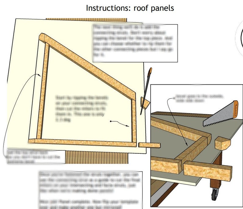 Vaulted Doorway and Connecting Tunnel for 3v geodesic domes 12'8, 15', 20' 4m, 4.5m, 6m Full woodworking plans, imperial and metric image 6