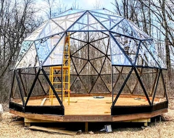 23ft / 7m Geodesic Dome DIY Build Plans NO HUBS (Imperial and Metric)