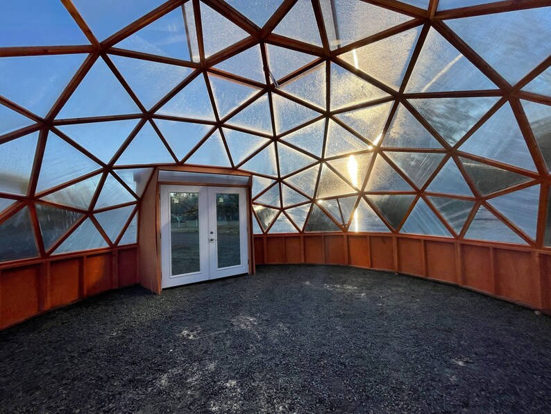 23ft / 7m Barn Dome 4v Geodesic Dome DIY Build Plans NO HUBS Etsy Canada