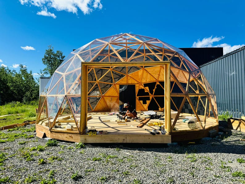 30ft / 9m Geodesic Dome DIY Build Plans (imperial and Metric) - Etsy Canada