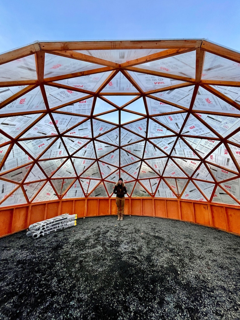 DOMESTEAD PACK - Combination Geodesic Dome DIY Build Plans No Hubs ...