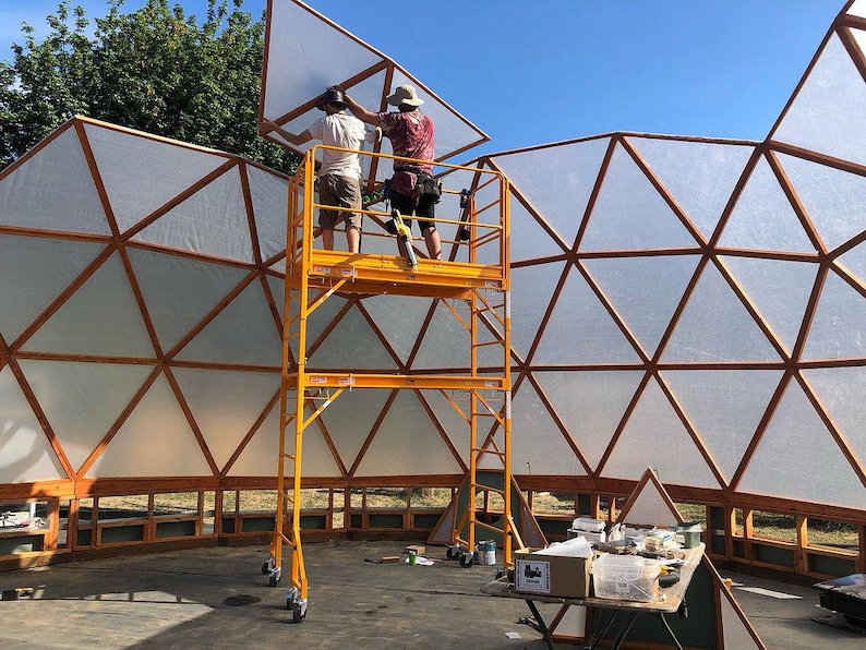 30ft / 9m Geodesic Dome DIY Build Plans (imperial and Metric) - Etsy UK